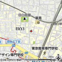 東京都豊島区目白3丁目18-3周辺の地図