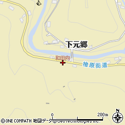 和田向周辺の地図