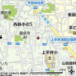東京都葛飾区西新小岩5丁目30-4周辺の地図