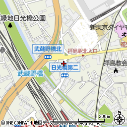 リパーク福生熊川第３駐車場周辺の地図