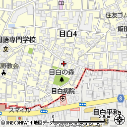 東京都豊島区目白4丁目11-13周辺の地図