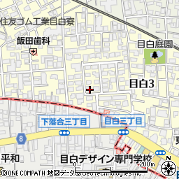 東京都豊島区目白3丁目9-4周辺の地図