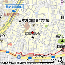 東京都豊島区目白5丁目16-12周辺の地図