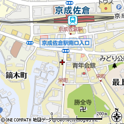 幸田薬局京成佐倉駅前店周辺の地図