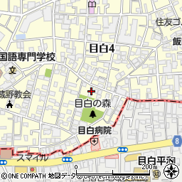 東京都豊島区目白4丁目11-12周辺の地図