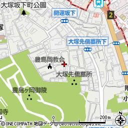 東京都文京区大塚5丁目周辺の地図