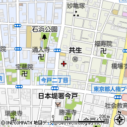 東京都台東区橋場1丁目9-3周辺の地図