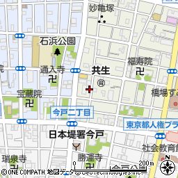 東京都台東区橋場1丁目9-11周辺の地図