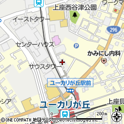 千葉銀行ユーカリが丘支店周辺の地図