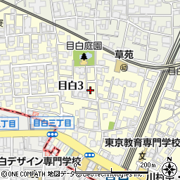 東京都豊島区目白3丁目19-15周辺の地図