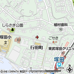 船橋塚田郵便局 ＡＴＭ周辺の地図