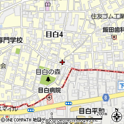 東京都豊島区目白4丁目15-1周辺の地図