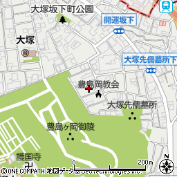 東京都文京区大塚5丁目36周辺の地図