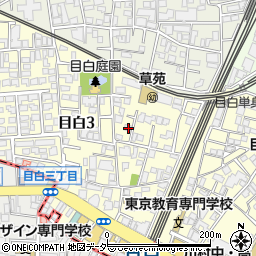 東京都豊島区目白3丁目18-22周辺の地図