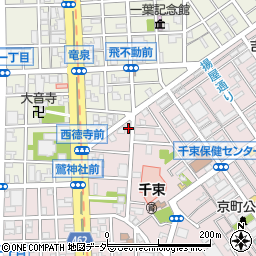 東京都台東区千束3丁目33-13周辺の地図