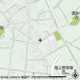 千葉県旭市蛇園3483周辺の地図