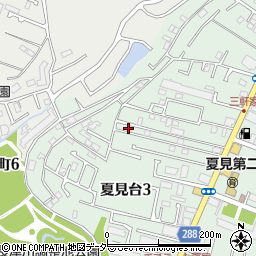 千葉県船橋市夏見台3丁目21-21周辺の地図