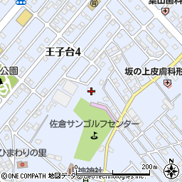 千葉県佐倉市生谷1529周辺の地図