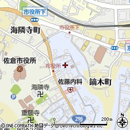 千葉県佐倉市並木町75周辺の地図