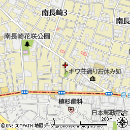 トキワ荘通り昭和レトロ館周辺の地図