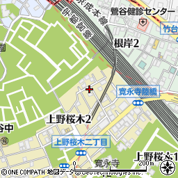 エムメゾン上野桜木周辺の地図