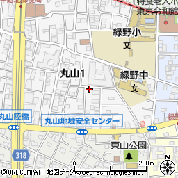 東京都中野区丸山1丁目4-12周辺の地図