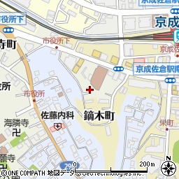 千葉県佐倉市海隣寺町2周辺の地図