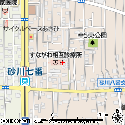 グランドコートＡ周辺の地図