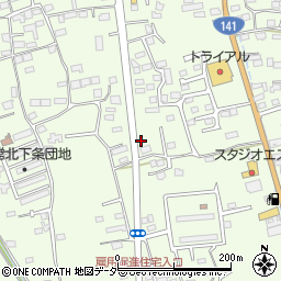 山梨県韮崎市藤井町北下條1659周辺の地図