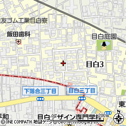 東京都豊島区目白3丁目9-19周辺の地図