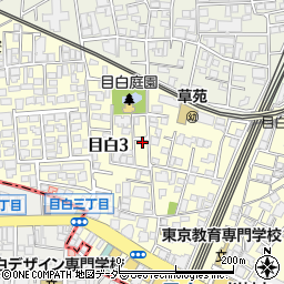 東京都豊島区目白3丁目19周辺の地図