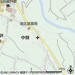 長野県駒ヶ根市中沢中割4089周辺の地図