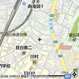 東京都豊島区南池袋1丁目7-17周辺の地図