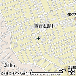 千葉県船橋市西習志野1丁目31周辺の地図