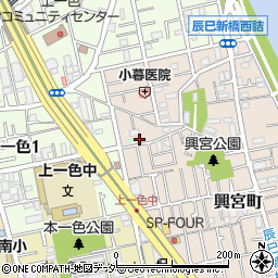 東京都江戸川区興宮町15-20周辺の地図