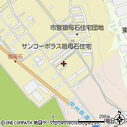 山梨県韮崎市下祖母石2085周辺の地図