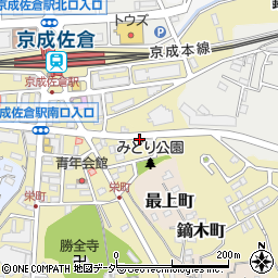 ナビパーク佐倉栄町第１駐車場周辺の地図
