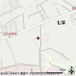 千葉県富里市七栄243-6周辺の地図
