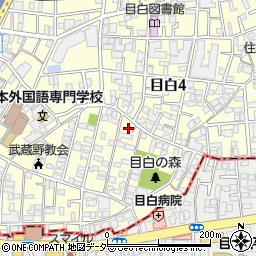 東京都豊島区目白4丁目10-15周辺の地図