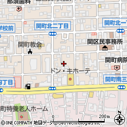 東京都練馬区関町北2丁目周辺の地図