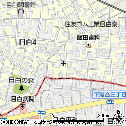 東京都豊島区目白4丁目3-14周辺の地図