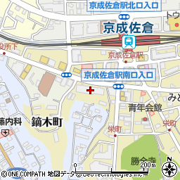 千葉県佐倉市鏑木町981周辺の地図