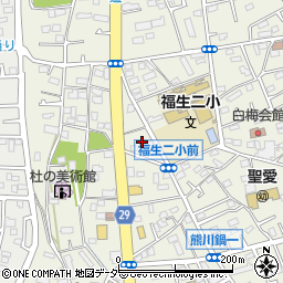 東京都福生市熊川703周辺の地図