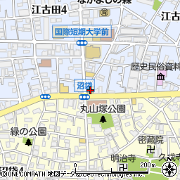 ローソンストア１００江古田店周辺の地図