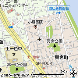 東京都江戸川区興宮町15-18周辺の地図