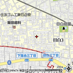 東京都豊島区目白3丁目9-7周辺の地図
