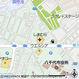 ファッションセンターしまむら大和田店周辺の地図