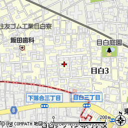 東京都豊島区目白3丁目9周辺の地図