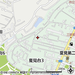 千葉県船橋市夏見台3丁目22-20周辺の地図