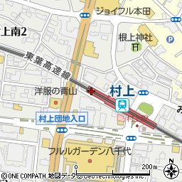 ナビパーク村上駅第１駐車場周辺の地図